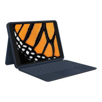 Logitech Rugged Combo 3 Touch for Education - Tastatur und Foliohülle - mit Trackpad - Apple Smart connector - QWERTZ - Deutsch - Classic Blue - für Bildungseinrichtungen - für Apple 10.2-inch iPad (7. Generation, 8. Generation, 9. Generation)