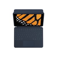 Logitech Rugged Combo 3 Touch for Education - Tastatur und Foliohülle - mit Trackpad - Apple Smart connector - QWERTZ - Deutsch - Classic Blue - für Bildungseinrichtungen - für Apple 10.2-inch iPad (7. Generation, 8. Generation, 9. Generation)