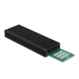 Delock Speichergehäuse - M.2 - M.2 NVMe Card / SATA 6Gb/s - USB 3.2 (Gen 2)