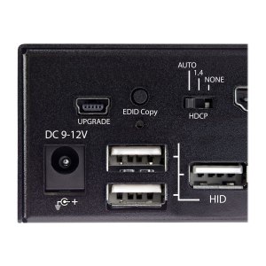 StarTech.com 2 Port HDMI KVM-Switch - Einzelmonitor 4K 60Hz Ultra HD HDR - HDMI 2.0 KVM Umschalter mit 2 Port USB-3.0-Hub (5 Gbit/s)