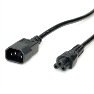 VALUE Power cable - IEC 60320 C14 to IEC 60320 C5