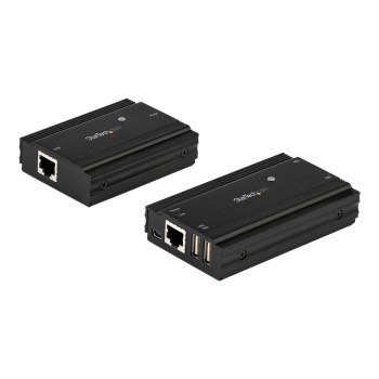 StarTech.com 4 Port USB 2.0 Extender-Hub über ein einzelnes CAT5e/CAT6 Ethernet Kabel (RJ45)