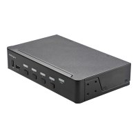 StarTech.com 4 Port HDMI KVM Switch - Einzelmonitor 4K 60Hz Ultra HD HDR - HDMI 2.0 KVM Switch mit 2 Port USB 3.0 Hub (5 Gbit/s)