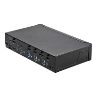 StarTech.com 4 Port HDMI KVM Switch - Einzelmonitor 4K 60Hz Ultra HD HDR - HDMI 2.0 KVM Switch mit 2 Port USB 3.0 Hub (5 Gbit/s)