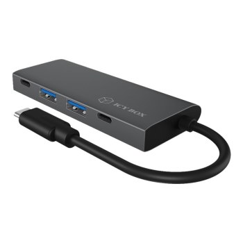 ICY BOX IB-HUB1428-C31 - Hub - 2 x USB 3.1 Gen 2 + 2 x USB-C