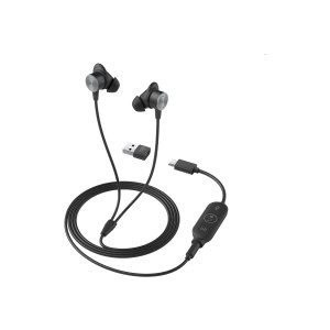 Logitech Zone Wired Earbuds Teams GRAPHITE