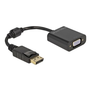 Delock Adapter - DisplayPort (M) latched to HD-15 (VGA) (F) screwable