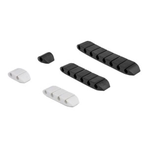 Delock Cable holder kit - desk mountable, surface...