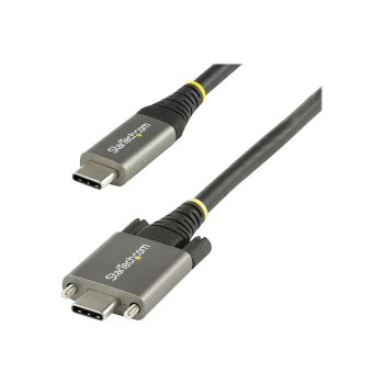 StarTech.com 1m USB-C Kabel mit Schraubensicherung 10Gbit/s - USB 3.1/3.2 Gen 2 Typ-C Kabel - 100W (5A)