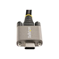 StarTech.com 1m USB-C Kabel mit Schraubensicherung 10Gbit/s - USB 3.1/3.2 Gen 2 Typ-C Kabel - 100W (5A)