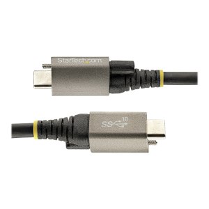 StarTech.com 1m USB-C Kabel mit Oberseite Schraubensicherung 10Gbit/s - USB 3.1/3.2 Gen 2 Typ-C Kabel - 100W (5A)