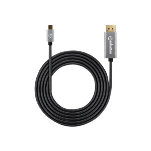 IC Intracom Manhattan USB-C to DisplayPort 1.4 Cable,...