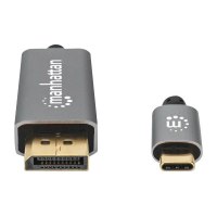 IC Intracom 8K 60Hz USB-C to DisplayPort 1.4 Adapter Cable 2m - Adattatore - Digitale/dati