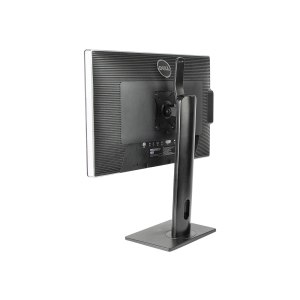 StarTech.com Free Standing Single Monitor Mount, Height Adjustable Monitor Stand, For VESA Mount Displays up to 32" (15lb/7kg), Ergonomic Monitor Stand for Desk, Tilt/Swivel/Rotate, Black