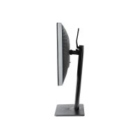 StarTech.com Free Standing Single Monitor Mount, Height Adjustable Monitor Stand, For VESA Mount Displays up to 32" (15lb/7kg), Ergonomic Monitor Stand for Desk, Tilt/Swivel/Rotate, Black