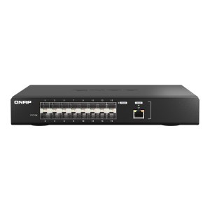 QNAP QSW-M5216-1T - Switch - managed - 16 x 25 Gigabit SFP28 + 1 x 10 Gigabit Ethernet