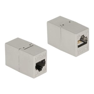 Delock Adapter RJ45 Buchse zu Cat.6A Metall