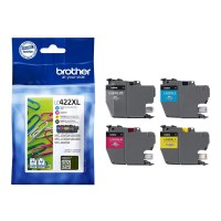 Brother LC422XL - 4er-Pack - Schwarz, Gelb, Cyan, Magenta