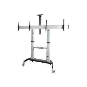 StarTech.com Dual TV Cart for 37-60in VESA TVs up to...