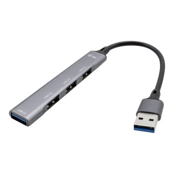 i-tec USB 3.0 Metal HUB - Hub - 1 x SuperSpeed USB 3.0 + 3 x USB 2.0