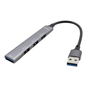i-tec USB 3.0 Metal HUB - Hub - 1 x SuperSpeed USB 3.0 +...