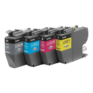 Brother Black Cyan Magenta and Yellow Ink Cartridges Multipack Each cartridge prints up to - Cartuccia di inchiostro - Nero