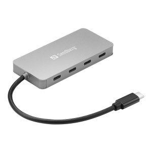 SANDBERG Hub - 4 x USB-C - Desktop