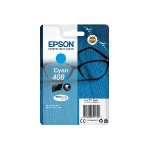 Epson 408L - 21.6 ml - Cyan - original - Blisterverpackung