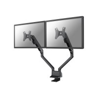 Neomounts Flat Screen Dual Desk Mount 10-32inch clamp/grommet Black