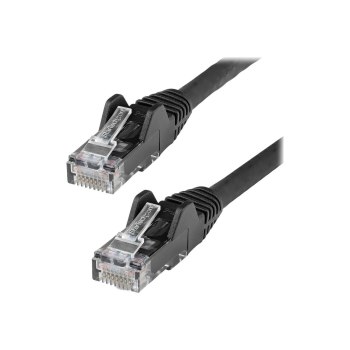 StarTech.com 7m LSZH CAT6 Ethernet Cable, 10 Gigabit Snagless RJ45 100W PoE Network Patch Cord with Strain Relief, CAT 6 10GbE UTP, Black, Individually Tested/ETL, Low Smoke Zero Halogen