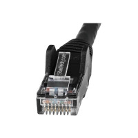 StarTech.com 7m LSZH CAT6 Ethernet Cable, 10 Gigabit Snagless RJ45 100W PoE Network Patch Cord with Strain Relief, CAT 6 10GbE UTP, Black, Individually Tested/ETL, Low Smoke Zero Halogen