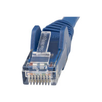 StarTech.com 15m Netzwerkkabel CAT6 - LSZH(weniger Rauch, Halogenfrei) - 10Gbit 650MHz 100W POE RJ45 U/UTP LAN-Patch Kabel - Blau, ETL Zertifizierung, 24AWG, Installationskabel (N6LPATCH15MBL)