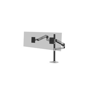 Ergotron LX Series LX Dual Stacking Arm Tall Pole -...