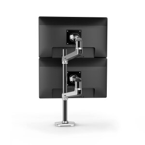 Ergotron LX Series Dual Stacking Arm Tall Pole Klemme...