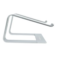 StarTech.com Laptop Stand for Desk, 5kg/11lb, Aluminum, Silver, Ergonomic (LAPTOP-STAND-SILVER)