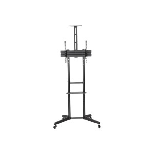 Neomounts FL50-550BL1 - Wagen - für Flachbildschirm / AV-Ausrüstung - Schwarz - Bildschirmgröße: 94-177.8 cm (37"-70")