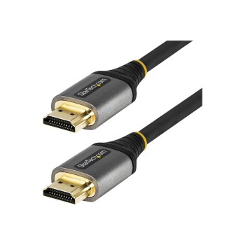 StarTech.com 20in (0.5m) Premium Certified HDMI 2.0 Cable with Ethernet, High-Speed Ultra HD 4K 60Hz HDMI Cable HDR10, ARC, HDMI Cord For Ultra HD Monitors, TVs, Displays, w/ TPE Jacket