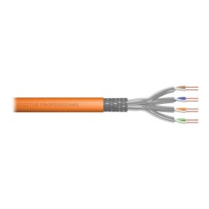 DIGITUS Cat.7 S/FTP installation cable, 250 m, simplex,...