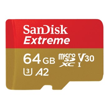 SanDisk Extreme - Flash-Speicherkarte (microSDXC-an-SD-Adapter inbegriffen)