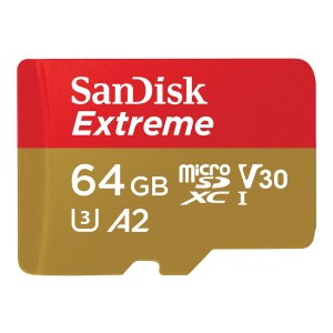 SanDisk Extreme - Flash memory card (microSDXC to SD...