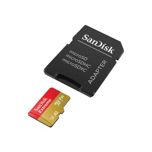 SanDisk Extreme microSDXC 64GB SD Adapter Action Cams and Drones 170MB/s 80MB/s A2 C10 V30 UHS-I U3