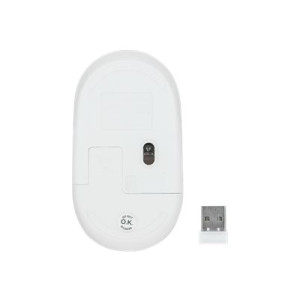 IC Intracom Manhattan Performance III Wireless Mouse, White, 1000dpi, 2.4Ghz (up to 10m), USB, Optical, Ambidextrous, Three Button with Scroll Wheel, USB nano receiver, AA battery (not included), Low friction base, Three Year Warranty, Retail Box