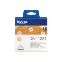 Brother DK-11221 - Schwarz auf Weiß - 23 x 23 mm 1000 Etikett(en) Etiketten