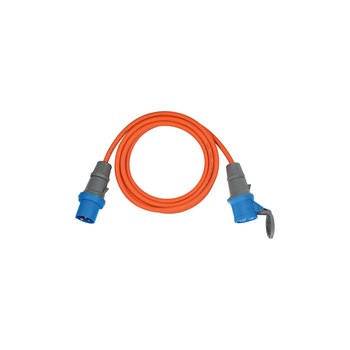 Brennenstuhl 1167650605 - 5 m - 2 AC-Ausgänge - Outdoor - IP44 - Orange - 230 V