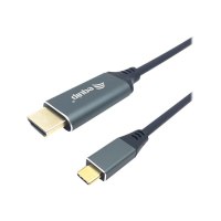 Digital Data Communications Adapter USB-C -> HDMI 4K60Hz 3.00m sw - Adattatore - Digitale/dati