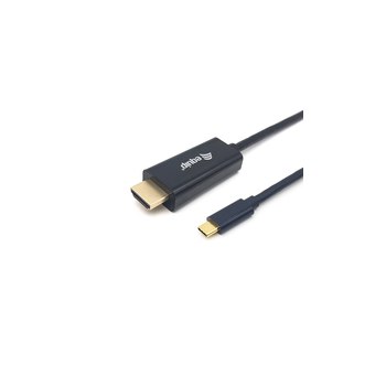 Equip USB-C auf HDMI Kabel - M/M - 1.0m - 4K/30Hz - 1 m - USB Typ-C - HDMI Typ A (Standard) - Männlich - Männlich - Gerade