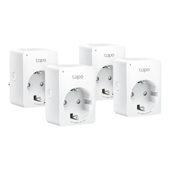 Tapo P100 V2 - Smart-Stecker - kabellos - 802.11b/g/n, Bluetooth 4.2 - 2.4 Ghz (Packung mit 4)