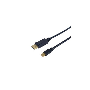 Equip Mini-DisplayPort-auf-Displayport-Kabel - M/M - 2,0m - 2 m - DisplayPort - Mini DisplayPort - Männlich - Männlich - 3840 x 2160 Pixel