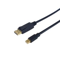 Equip Mini-DisplayPort-auf-Displayport-Kabel - M/M - 2,0m - 2 m - DisplayPort - Mini DisplayPort - Männlich - Männlich - 3840 x 2160 Pixel