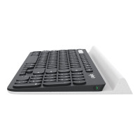 Logitech K780 - Standard - Senza fili - RF senza fili + Bluetooth - QWERTZ - Grigio - Bianco